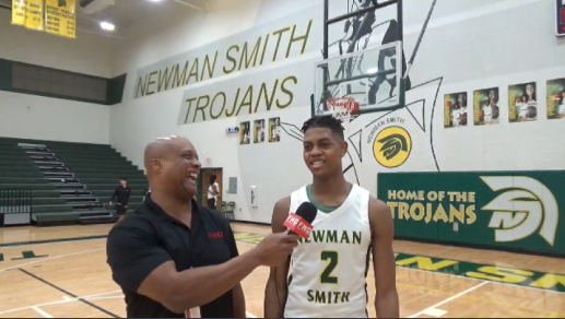 Friday Night Glory (@fridaynghtglory) on Twitter photo Kenny Matthews talks to Newman Smith Guard Calvin Blue after leading Newman Smith on a 2nd half surge to beat crosstown rival Creekview 61-45 rumble.com/v4c6so9-newman… #txhshoops #FNGsports Kenny Matthews talks to Newman Smith Guard Calvin Blue after leading Newman Smith on a 2nd half surge to beat crosstown rival Creekview 61-45 rumble.com/v4c6so9-newman… #txhshoops #FNGsports