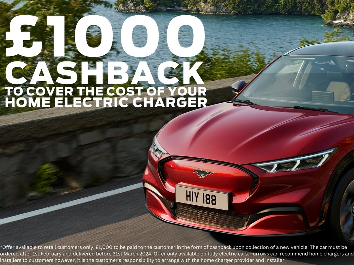 ⚡ Make the switch to electric today and receive £1000 towards your home wall charger and installation ⚡

At Furrows Group, we believe that now is the ideal time to embrace electric vehicles. That’s why we’re thrilled to introduce our latest offer, designed to make your trans...