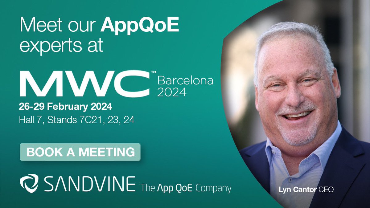 Have you scheduled your executive briefing yet? Join the App QoE experts in Barcelona for an in-depth look at our latest innovations in network optimization and quality of experience for your customers. Book now: web.cvent.com/event/698ed1ce… #AppQoE