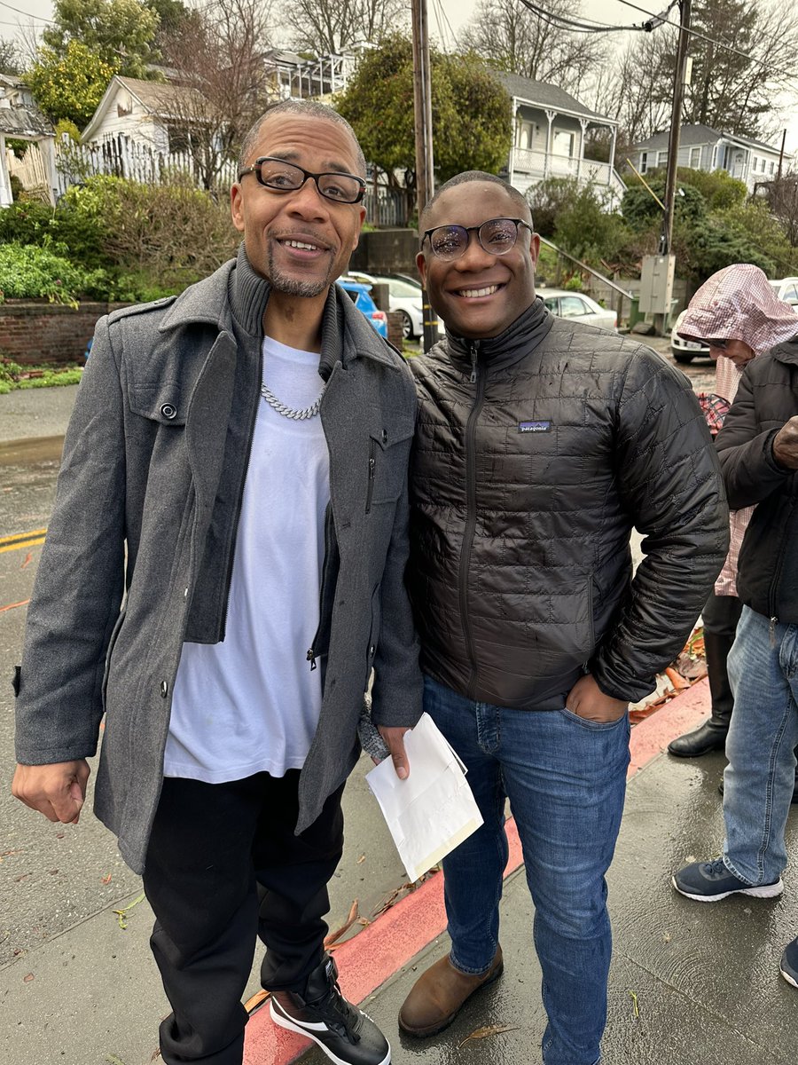 I met my buddy, Rafael when I brought some electeds with me on a tour of San Quentin. He asked for a letter of support for to the Parole Board for his hearing. I wrote him one, and the rest is history. Welcome home brother. An inspiration