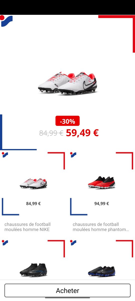 RomuKopacz's tweet photo. @Intersport_FR et ses offres mensongères... https://t.co/owFRLIgzuR