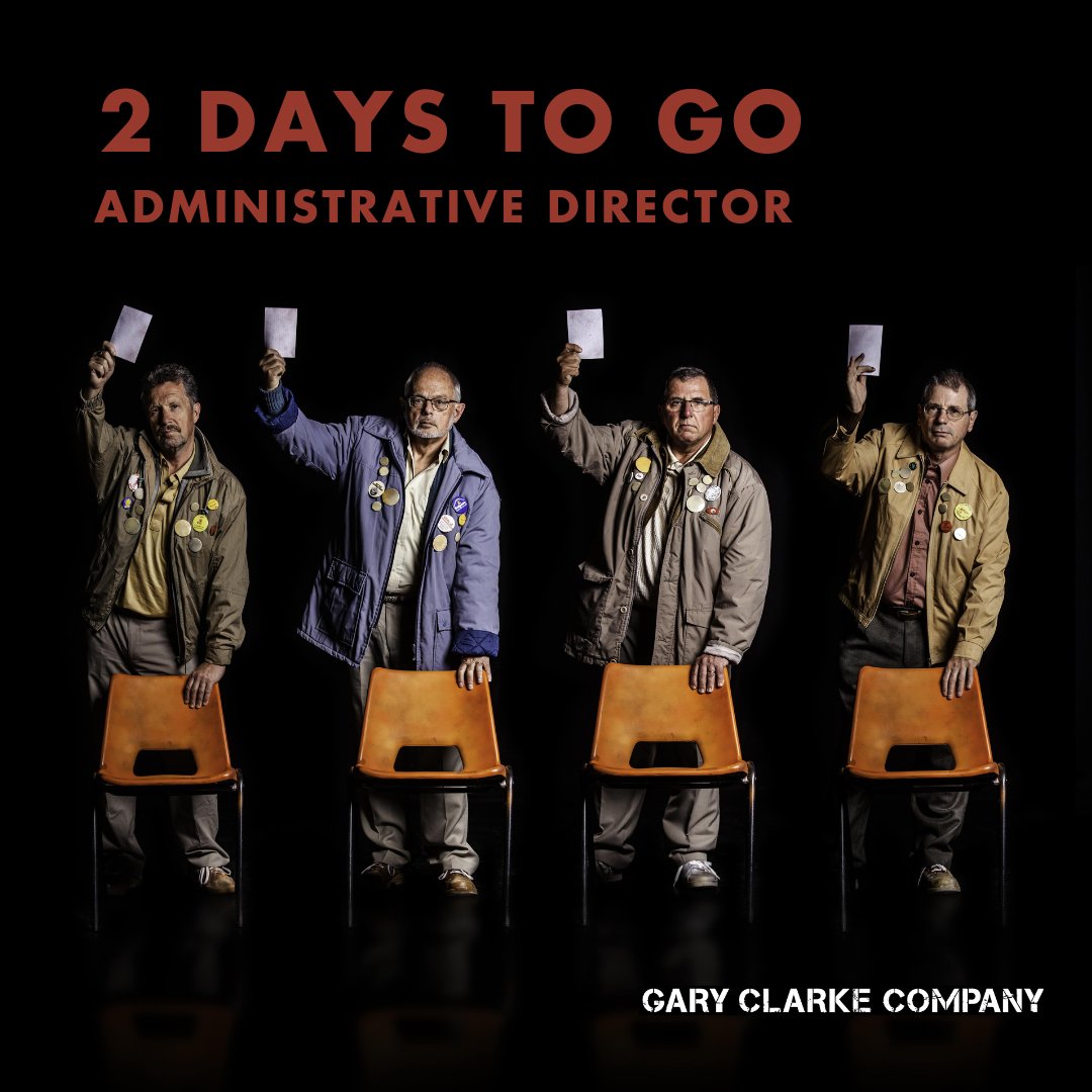 The deadline is fast approaching... just 2 days left to apply for Administrative Director at GARY CLARKE COMPANY. Visit our website to apply today! 👇 wastelandtour.co.uk/engagement/vac… #ArtsJobs #Vacancy #Apply #AdminRole #Dance #Wearehiring #Hiring