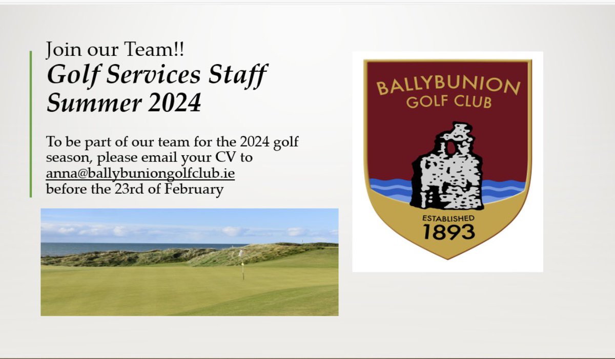 Ballybunion Golf Club (@BallybunionGN) on Twitter photo 2024-02-08 15:37:41