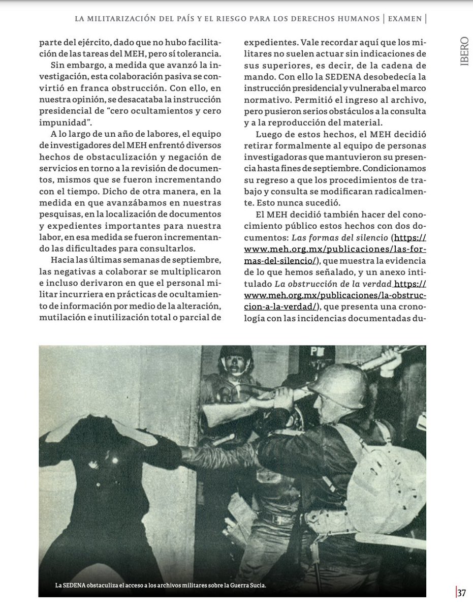 Mecanismo Esclarecimiento Histórico tweet media