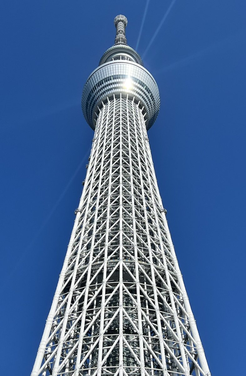#スカイツリー 
久しぶりにスカイツリー間近で見た😙
現場の目の前がスカイツリー💦