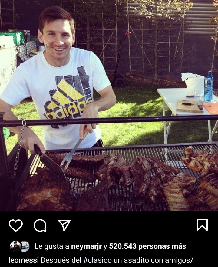 Qué epico cuando Messi manejaba su cuenta de Instagram