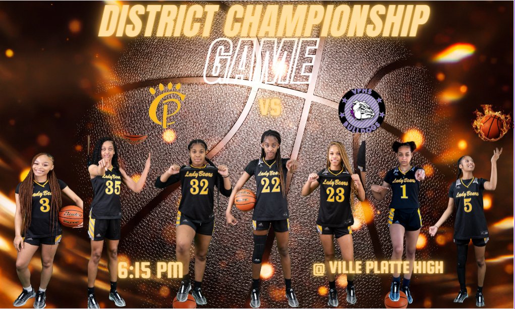 CPLadyBears's tweet photo. Tonight we have an opportunity to make school HISTORY and be the FIRST GIRLS BASKETBALL team at Church Point High to win a District Championship.
#LadyBearsNation #GoToWork #WhatEverItTakes
@LgrBasketball @GeauxPrepsLa @LaClass3A @LSL_Sportsline @MikeCoppage1 https://t.co/NNvgniXeOn