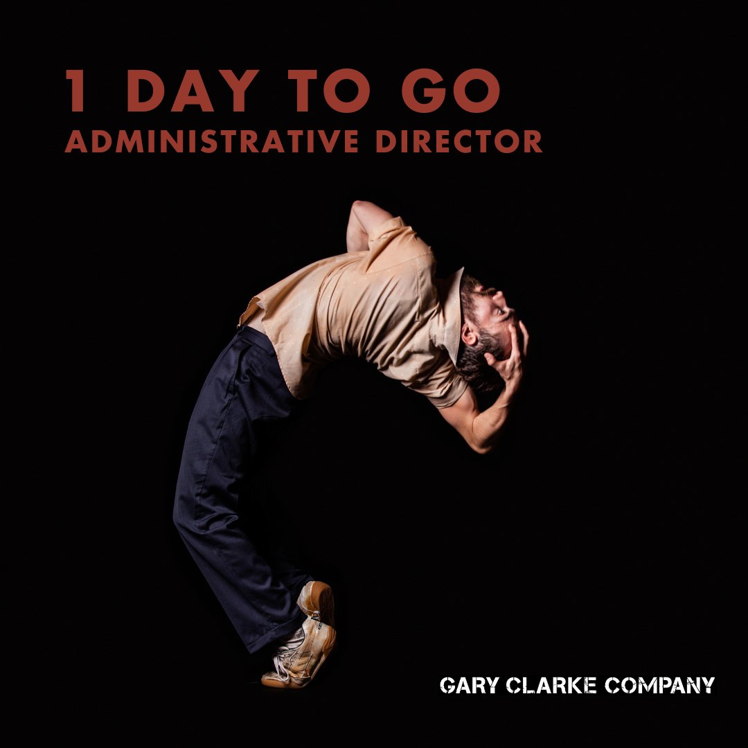 Applications close at noon, tomorrow 🚨 We are seeking an Administrative Director who will be responsible for the day-to-day function of the company, delivering ground-breaking dance theatre works across the UK. Apply now 👇 wastelandtour.co.uk/engagement/vac… #ArtsJobs #Vacancy #Hiring
