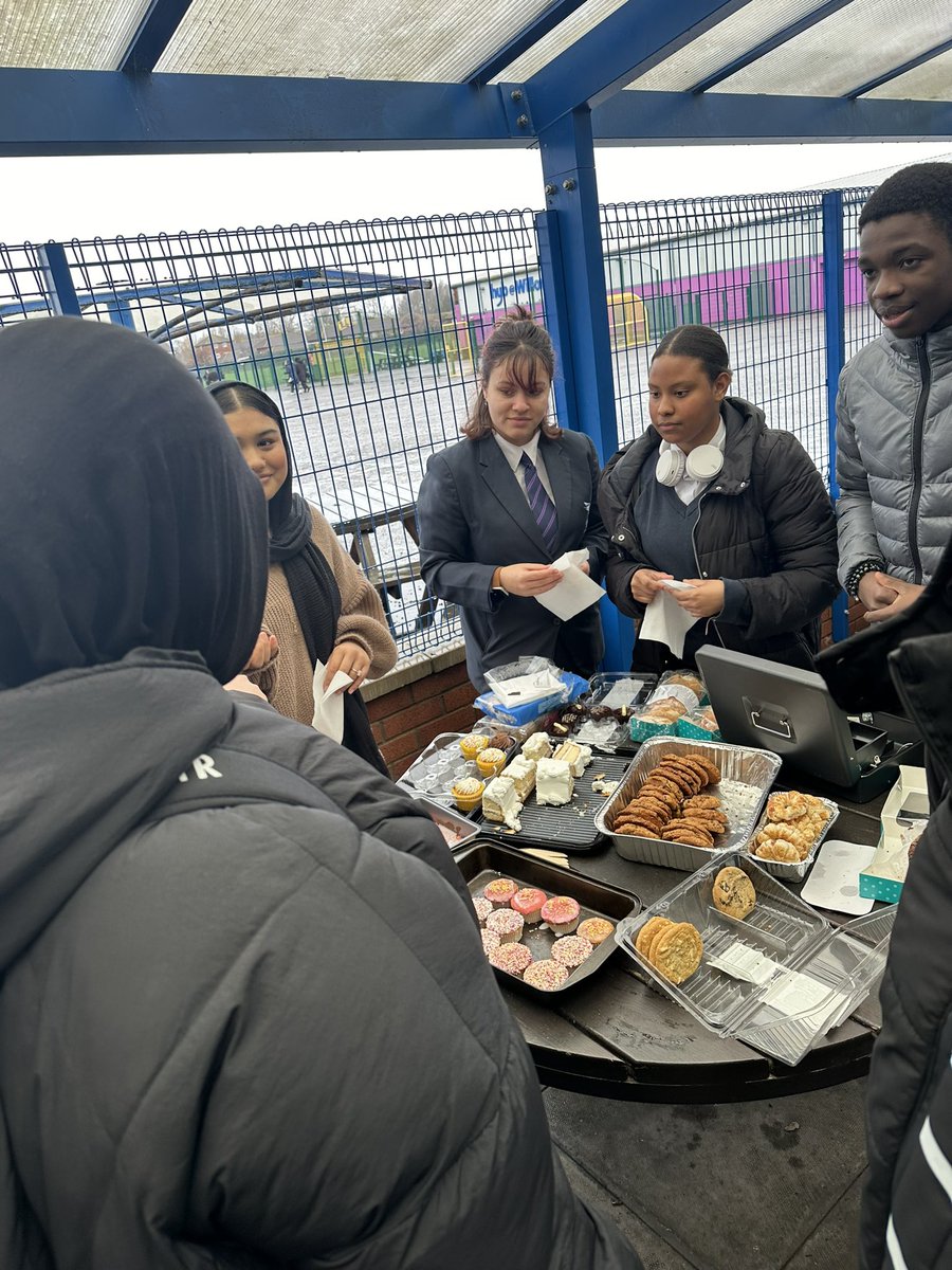 Very successful bake sale today, all proceeds went towards year 11 prom! We made a whopping £283 💪🏼!