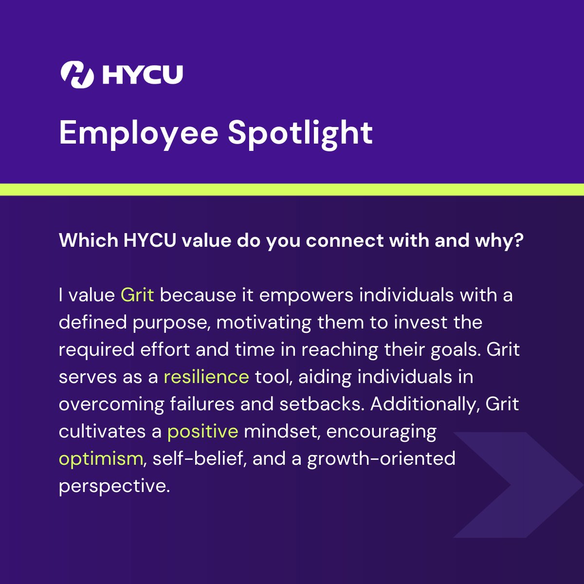 hycuinc's tweet photo. ๐Meet Chewy in our next employee spotlight! Discover why grit is the HYCU value that resonates with him the most and explore his professional growth journey at #TeamPurple. Swipe to learn more about Chewy! ๐
Interested in joining the team? https://t.co/KcMmkwuPjX
#LifeAtHYCU https://t.co/biGgG7rFc6