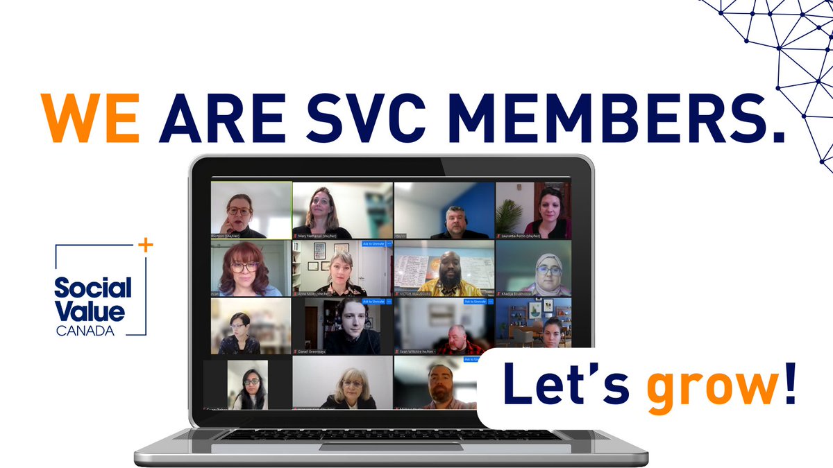 📢Social Value Canada Update!

Join us to shape the future in 2024. On Tuesday, members explored collaboration on #SROI #peerconnection, #methodology, and more.

🤝Be part of a community dedicated to embedding impact in decision-making!

Join now👇!
socialvalue-canada.org/social-value-m…