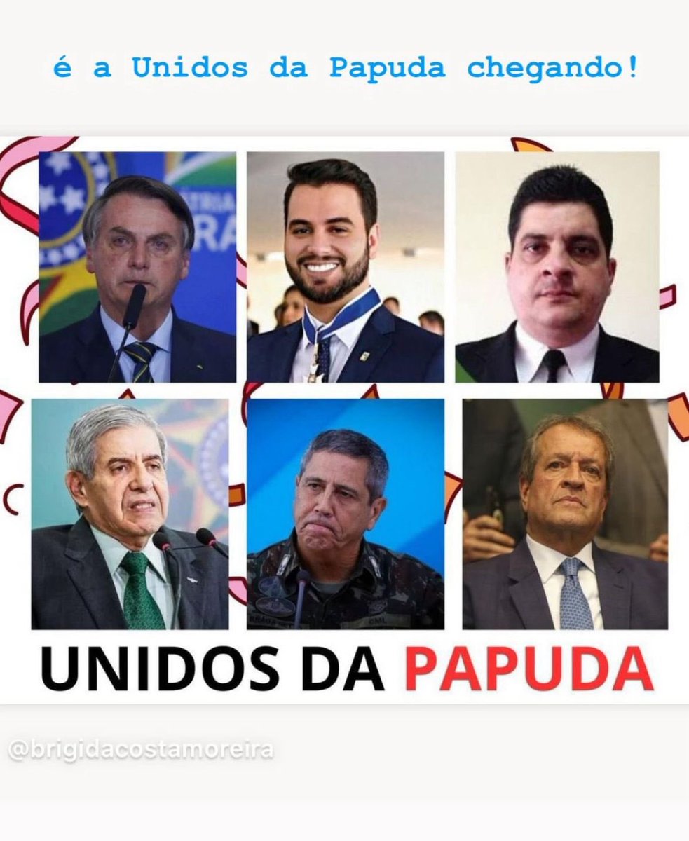 Olha o bloco aí! UNIDOS DA PAPUDA BOLSONARO NA CADEIA