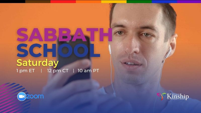 Join us for Kinship #SabbathSchool!
► Saturday, February 10
► 10:00 AM PT (US)

This is an accepting, affirming, and safe space for LGBTQIA+ people and allies. We meet on the 1st, 2nd, 3rd, and 5th #Sabbath of each month. More info here: facebook.com/groups/SDAKINS…