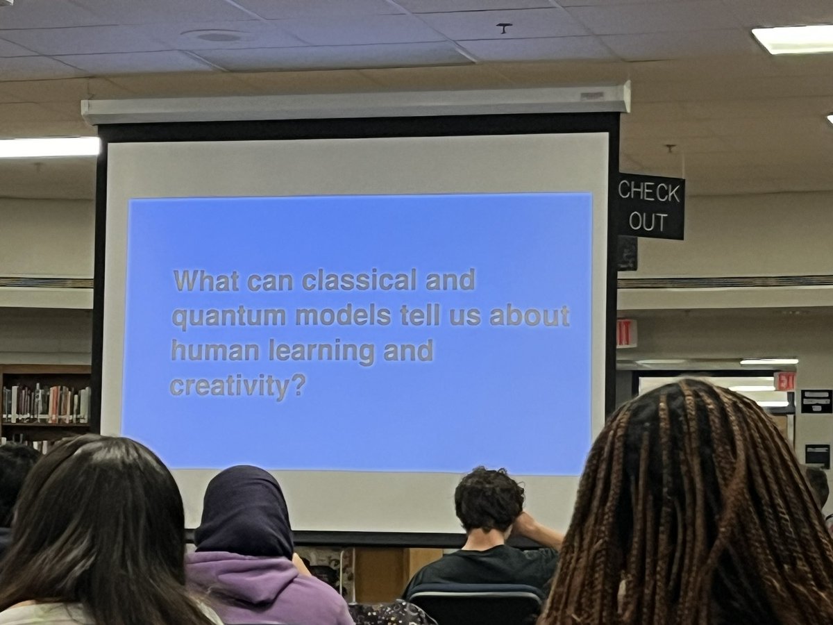 JenJT33's tweet image. Thank you Kaitlin Gili, guest presenter and current grad student at Oxford U., for returning to your roots and sharing your passion w/VHS Ss. The Qs you posed on physics, comp science and other fields will certainly inspire these future scientists! @MCPS_Secondary