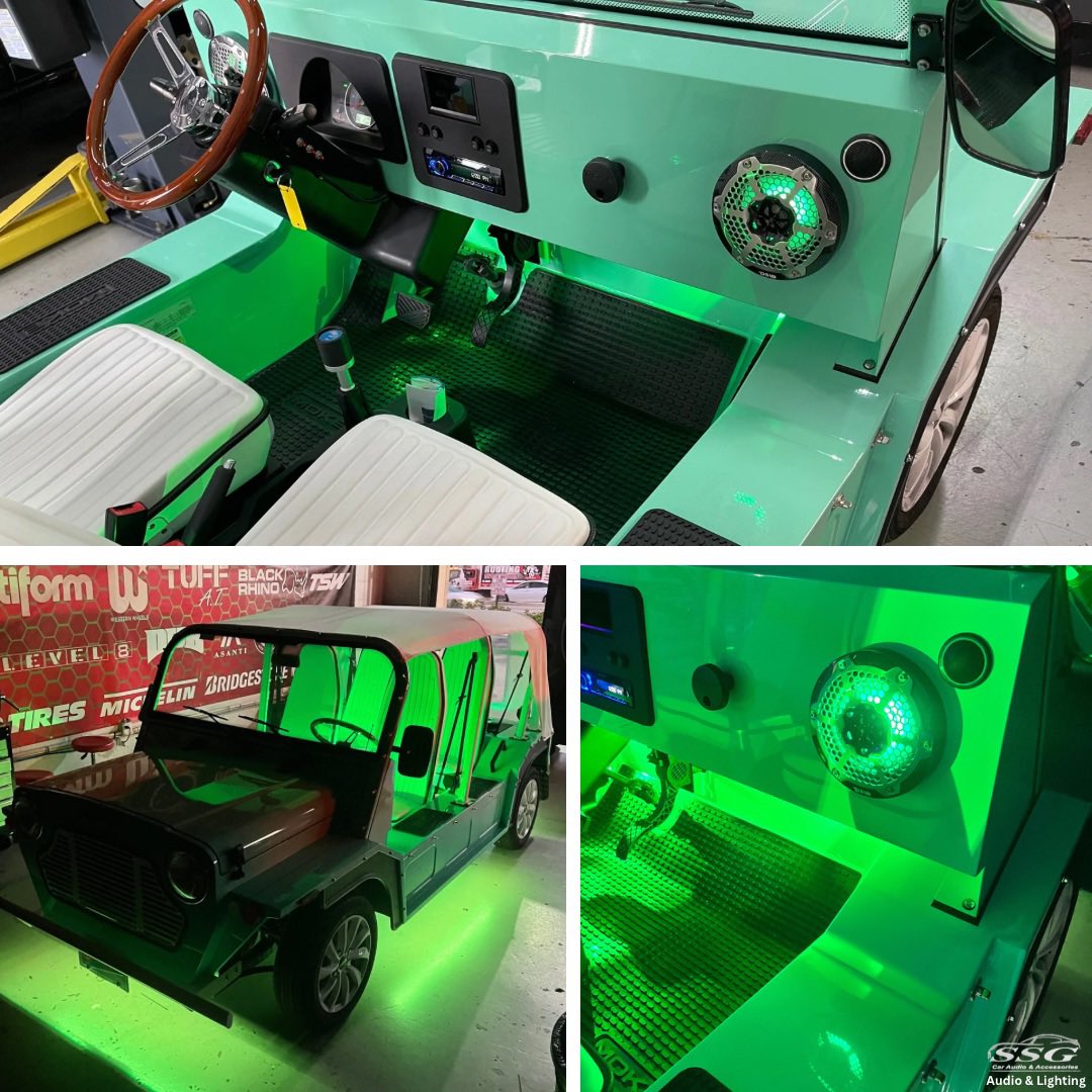 ssgcarcustom's tweet photo. MOKE 🚘 Created by the British Motor Company and Alec Issigonis, the father of the original “Austin Mini”, the #moke was designed to be combat ready, a car that could be parachuted from the skies #thursdayvibes #caraudio  #carlights https://t.co/rKwvaFdEtg