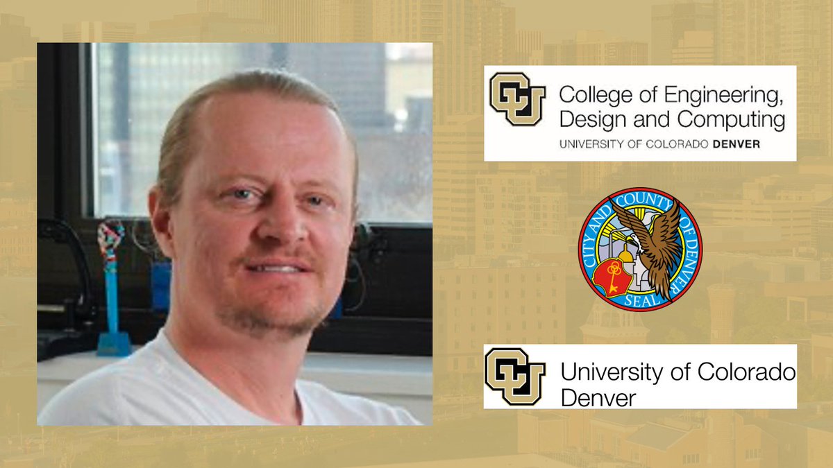 Dr. Kevin Rens, Professor and Chair in the Dept. of Civil Engineering is funded by the @CityofDenver to support student interns in areas related to street maintenance, inspections, and inventory. @CUDenverENGR #Denver #StudentSuccess