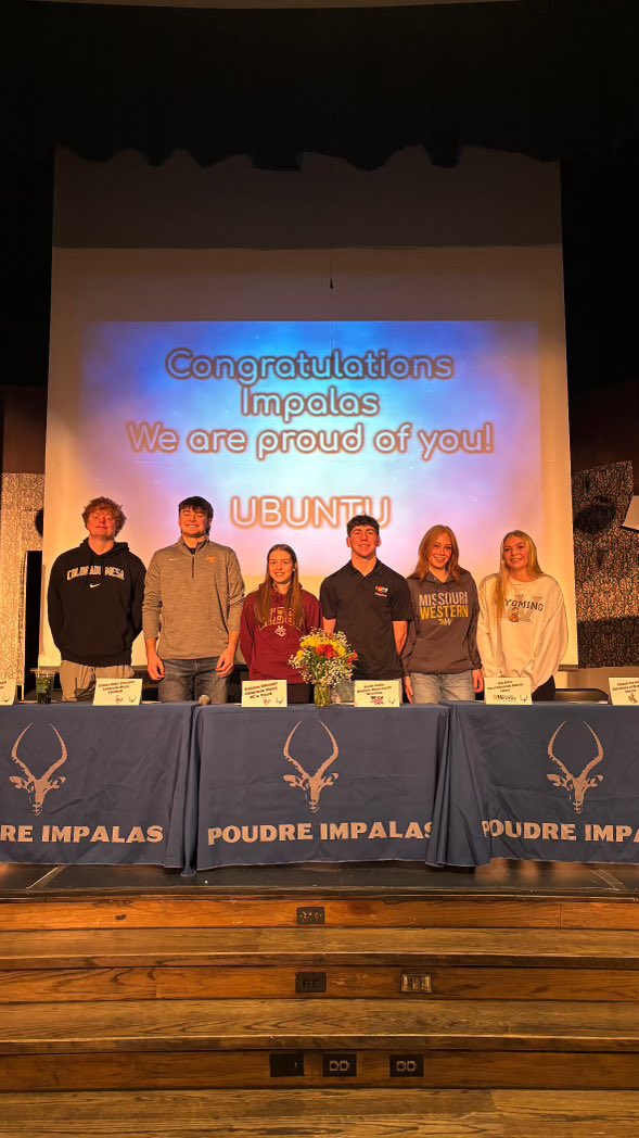 Congratulations to all of our student athletes, who will be playing at the next level! We are proud of you!💙