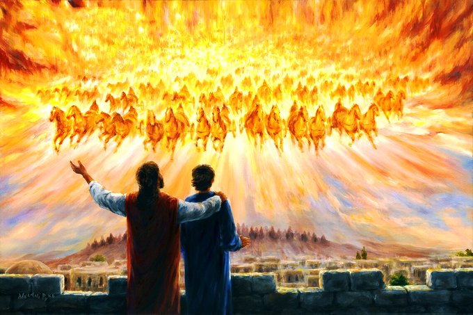 Maranatha7774's tweet photo. 🔊Church: When surrounded by the enemy's army, DO NOT BE AFRAID! Just as Elisha asked God to open his servant's eyes, let's ask the Lord to open our eyes so we may see that there are MORE WITH US than those against us! Keep looking up!!

This is such a great story!  2 Kings 6: 14-16

⚔️Elisha and his servant find themselves surrounded by the Syrian army, and Elisha’s servant is absolutely terrified. "There was an army surrounding the city with horses and chariots,' and his servant said to him, 'Alas, my master! What shall we do?"

👉🏼And Elisha looks at his servant and says, “Do not fear, for those who are with us are more than those who are with them.” 

❓Right now, Elisha's servant is probably thinking, "What's happening? We're outnumbered! It's just the two of us versus their massive army!" And he's likely scratching his head, thinking, "Elisha, the 'amazing prophet,' might be wise, but he seems a bit lost right now.

🙏🏼Then, Elisha prayed, saying, "Lord, I pray, open his eyes that he may see", then his servant's eyes popped wide open, and he saw this mind-blowing sight, there were fiery horses and chariots, just everywhere around Elisha.  

 📖"When the Lord opened the eyes of the young man, and he saw. And behold, the mountain was full of horses and chariots of fire all around Elisha." 

🛡️The servant caught a glimpse of the spiritual realm, and it completely shifted his perspective. Suddenly, he realized that God's army was completely surrounding him, and in fact, they outnumbered those fighting against them.

👉🏼The story is incredible, and it doesn't stop there. Elisha prays for the enemy soldiers to be struck with blindness, and God answers by making them blind. Elisha then leads them to Samaria to present them to the King of Israel. There, he prays again so they can regain their sight and instructs the king to provide food and water for them before letting them go. This helps create peace and prevents further conflict.

⁉️ I'm curious about what the Syrian army was thinking when they were ready to attack just two people. Then, they're struck with blindness, and when they regain their sight, they're standing in front of the king of Israel. They probably thought it was the end for them, about to be killed. Instead, they're fed and set free. It's amazing how God works in such surprising ways. 

🔊Lord, I pray that You open our spiritual eyes and help us see, just like You did with Elisha's young servant. Help us see that when we are surrounded by the enemy, You have a stronger and bigger army of fiery horses around us, ready to defend us. Thank You, Lord, that when we pray, we can trust that You are ready to listen and answer our prayers, just as You did with Elisha. In Jesus' Name, Amen.

📖"We are troubled on every side, yet not distressed; we are perplexed, but not in despair; persecuted, but not forsaken; cast down, but not destroyed" 2 Cor 4:8-9

📖"For the LORD your God is the one who goes with you to fight for you against your enemies to give you victory." Deu 20:4

🔊Church: GOD IS WITH US! Keep fighting the good battle of faith!! KEEP LOOKING UP! 

︵‿︵‿︵‿︵︵‿︵‿︵‿︵︵‿︵‿︵‿

⚠️ IF YOU ARE NOT IN CHRIST, PLEASE GET SAVED RIGHT NOW! 
👇🏼👇🏼👇🏼

Believe Jesus is the Son of God, who shed His blood for you, died on the cross for our sins, He was buried and resurrected during the third day, according to the Scriptures, so we can have eternal life with Him.  The moment you believe in Him and that He died for your sins - you're saved, justified, sealed until the day of redemption, and rapture ready!  The Holy Spirit will come to live inside of you - He will help you, guide you, change you, and be with you FOREVER!

📖"For God so loved the world that He gave His only begotten Son, that whoever believes in Him should not perish but have everlasting life." 

For God did not send His Son into the world to condemn the world, but that the world through Him might be saved.

He who believes in Him is not condemned; but he who does not believe is condemned already, because he has not believed in the name of the only begotten Son of God." (John 3:16-18)

︵‿︵‿︵‿︵︵‿︵‿︵‿︵︵‿︵‿︵‿