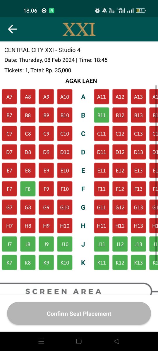 dboesono_'s tweet photo. @ernestprakasa Dongak sumpah koh, aku dapet  j8, 9,10. tapi dongaknya terbayar selama film ngakak ga berhenti https://t.co/dUjPbGc2Fn