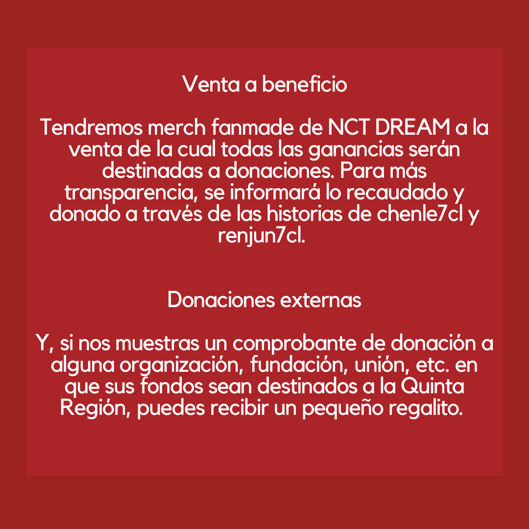 RENJUN7CL's tweet photo. Como chenle7cl y renjun7cl queremos adherirnos al apoyo a todas las personas afectadas debido a los incendios. Durante “Renle's New Year Party” este 10 de febrero, recaudaremos fondos, aceptaremos donaciones de insumos y haremos actividades a beneficio de los damnificados. https://t.co/xrbhJhrdmk