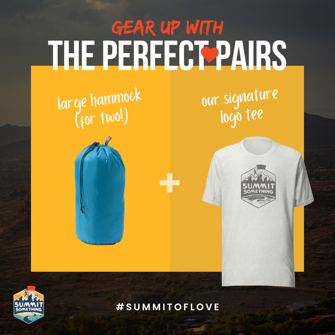 summitsomething's tweet photo. Gear up for a love-filled adventure with 'The Perfect Pair'! 🥾❤️ From matching hats to cute stickers, our hiking gear is as inseparable as you two. Tag your adventure partner or let us know what other GEAR PAIRS you can't wait to explore new trails with #SummitofLove https://t.co/naVoggU64K