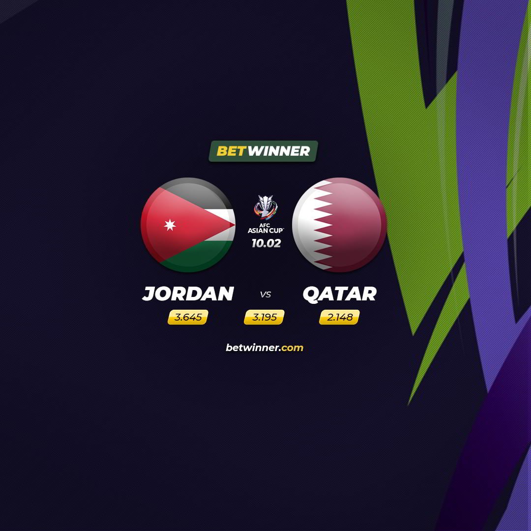 Who will win? #Jordan - #Qatar #JordanQatar #JordanVsQatar #AFCAsianCup #AFCAsianCup2024 #AFCCup #AFC #Betwinner #sport #soccer #football #betting #winner #AsianCup #AsiaCup #Cup #Final

bwredir.com/10ry