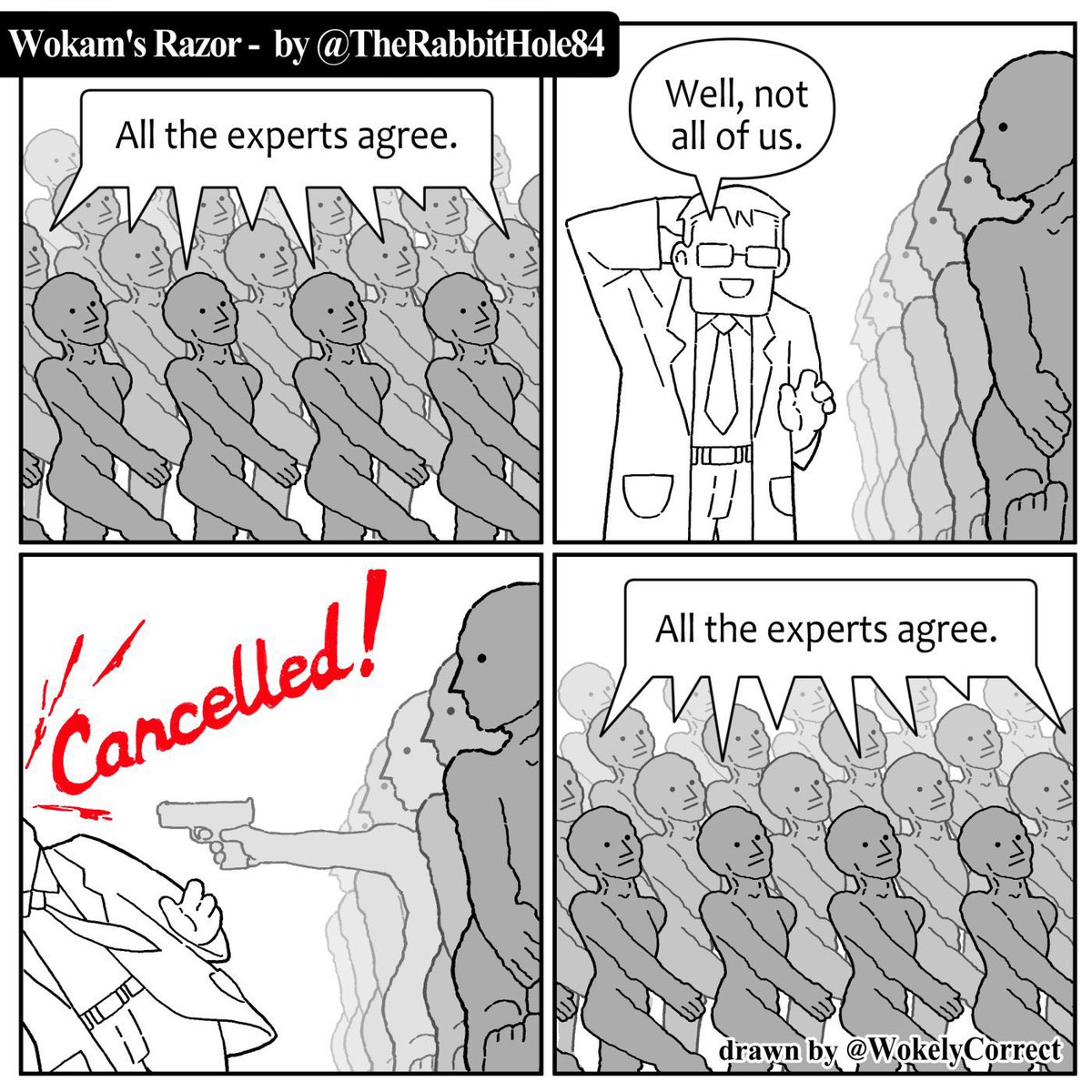 TheRabbitHole's tweet photo. Be wary of artificial consensus https://t.co/kGSxGH2OvU