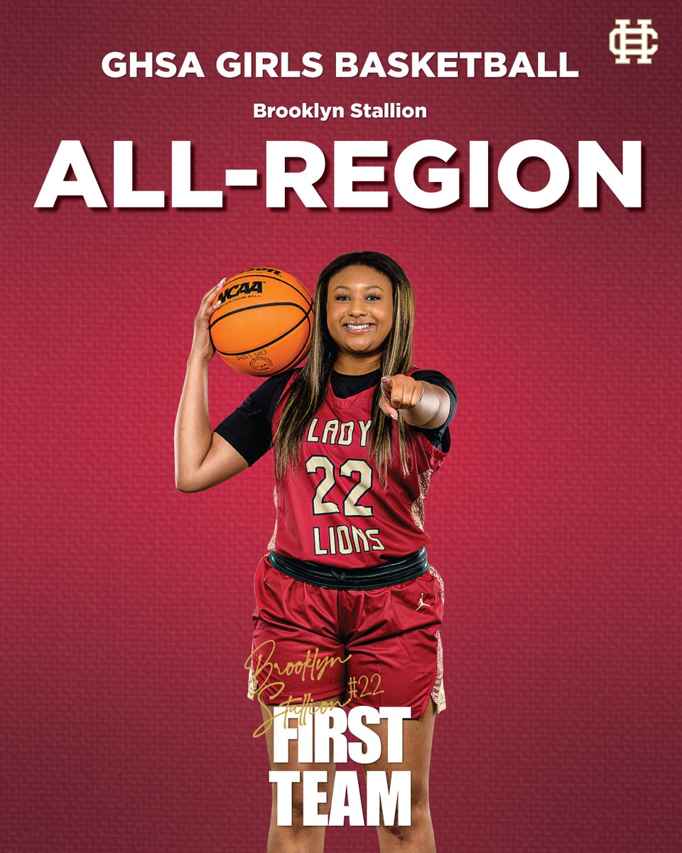 CHSAthleticsGA's tweet photo. Congratulations to our Lady Lions for earning their way to the All-Region basketball teams! 🏀

𝗙𝗶𝗿𝘀𝘁 𝗧𝗲𝗮𝗺 𝗔𝗹𝗹-𝗥𝗲𝗴𝗶𝗼𝗻 - Brooklyn Stallion

𝗦𝗲𝗰𝗼𝗻𝗱 𝗧𝗲𝗮𝗺 𝗔𝗹𝗹-𝗥𝗲𝗴𝗶𝗼𝗻 - Carly Bramlett, Taylor Fisher, &amp; London Wagner

Congratulations 🏆, &amp; GO LIONS! https://t.co/CsLKDvajoz