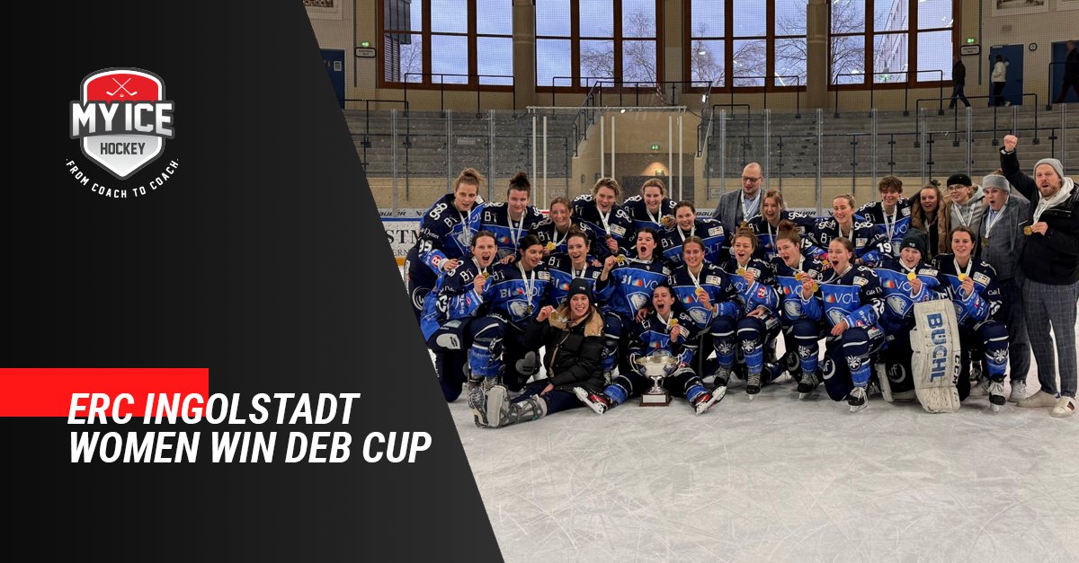 Title defended - the @ERCIngolstadt Women win the @deb_teams Cup! 🏆 We congratulate our client - the ERC Women - on winning the #DEBCup once again. Well done ladies and coach Christian Sohlmann! 👏 #ERCIngolstadtFrauen #Champions #IceHockey #WomenInSports