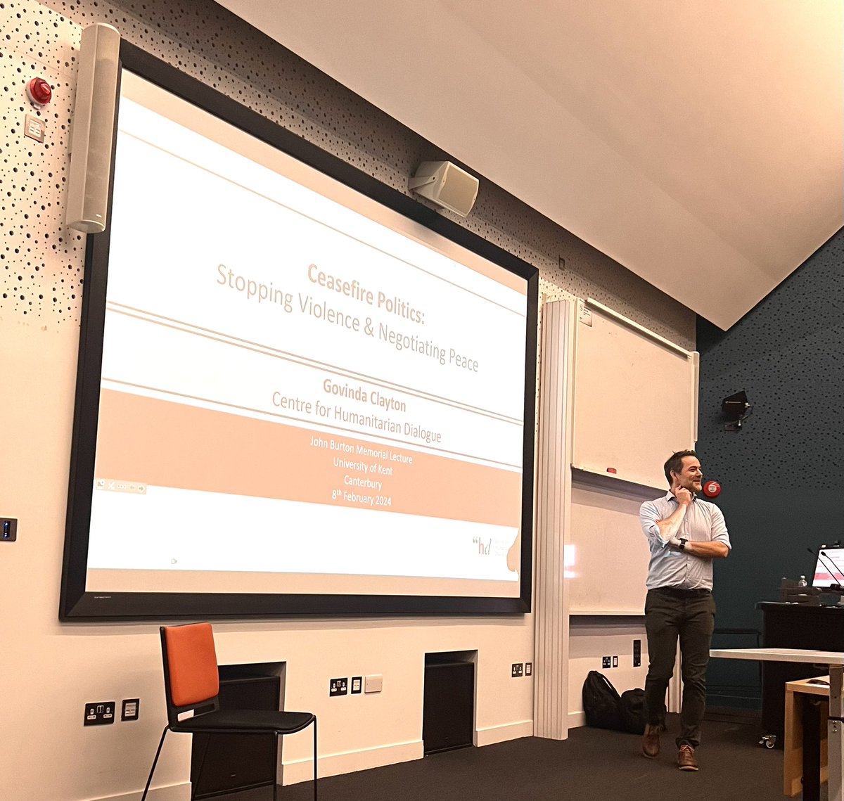 Catarina M. Liberato (@catamliberato) on Twitter photo Great lecture from <a href="/GovClayton/">Gov Clayton</a> from the <a href="/hdcentre/">Centre for Humanitarian Dialogue</a> at <a href="/UniKentPolitics/">School of Politics & International Relations</a> on #Ceasefire Politics: stopping violence & negotiating peace. <a href="/CARCatKent/">CARC at Kent</a> Great lecture from <a href="/GovClayton/">Gov Clayton</a> from the <a href="/hdcentre/">Centre for Humanitarian Dialogue</a> at <a href="/UniKentPolitics/">School of Politics & International Relations</a> on #Ceasefire Politics: stopping violence & negotiating peace. <a href="/CARCatKent/">CARC at Kent</a>