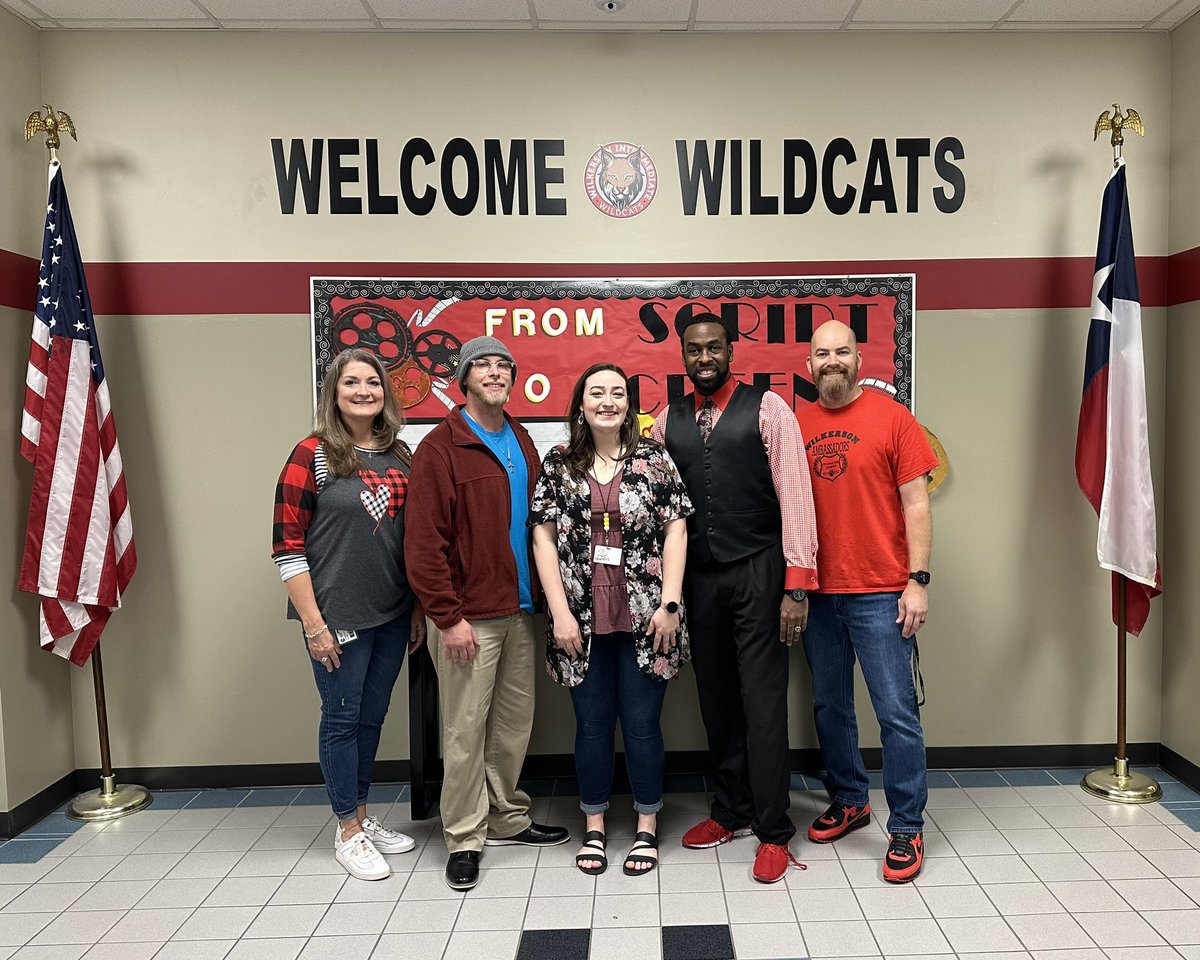 🎉Congratulations to our 2023-2024 Salute to Education Award Winners!🥳
Teacher of the Year, Mrs. Hodge Humanitarian of the Year, Mr. Arp
Rising Star, Ms. Davis
Friend of Education, Mr. Alfred

We are so lucky to have these fabulous people at Wilkerson Intermediate!!
❤️🖤👏🙌📚