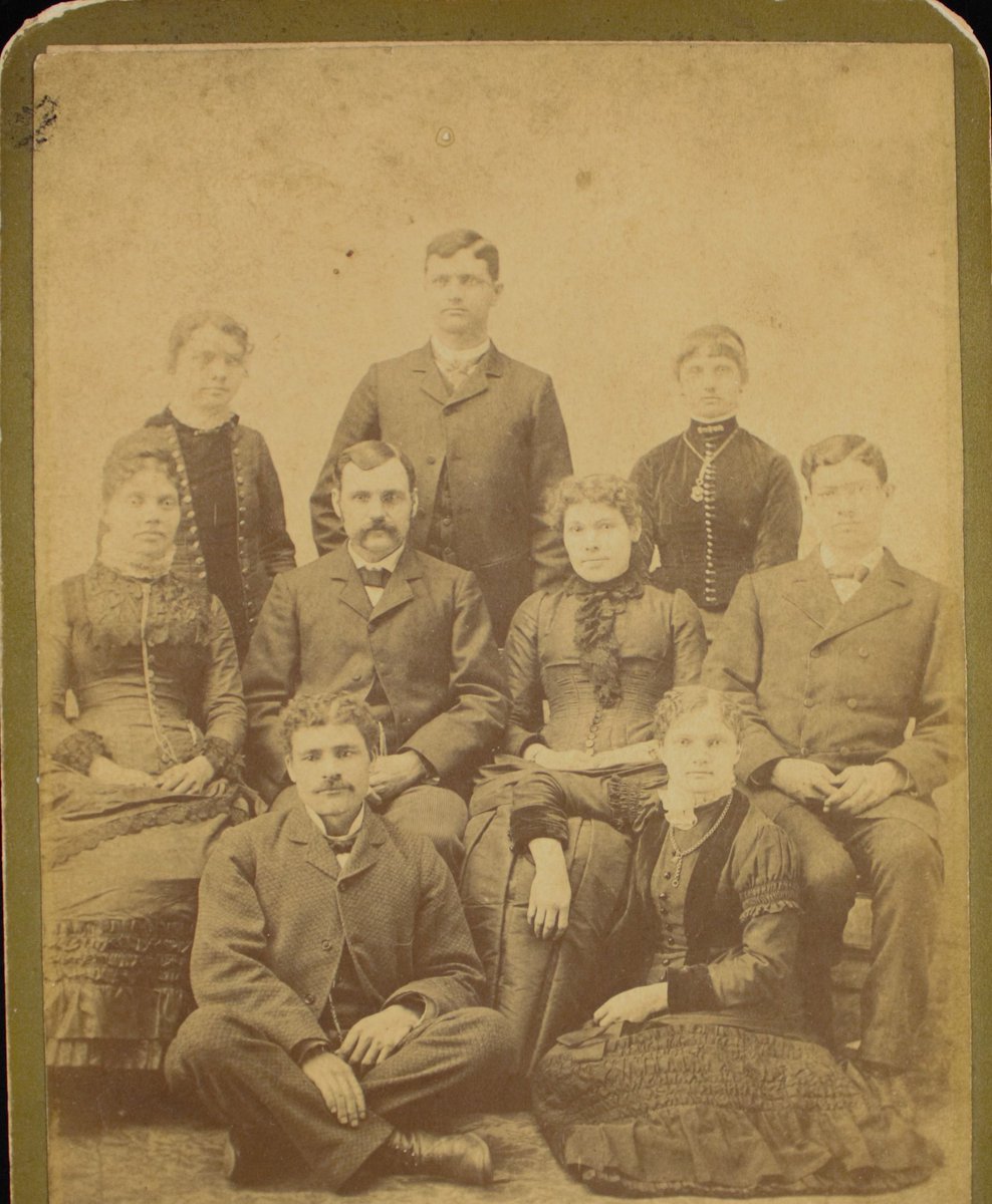 Cowles Library (@cowleslib) on Twitter photo Simon W. Scott, born in 1859 in Kentucky, was <a href="/DrakeUniversity/">Drake University</a>'s first Black student. Pictured here (front row, left) with fellow students in the Drake Conservatory of Music in 1885, Scott graduated from the Drake Bible College in 1887.
#FromTheArchives #Tbt Simon W. Scott, born in 1859 in Kentucky, was <a href="/DrakeUniversity/">Drake University</a>'s first Black student. Pictured here (front row, left) with fellow students in the Drake Conservatory of Music in 1885, Scott graduated from the Drake Bible College in 1887.
#FromTheArchives #Tbt