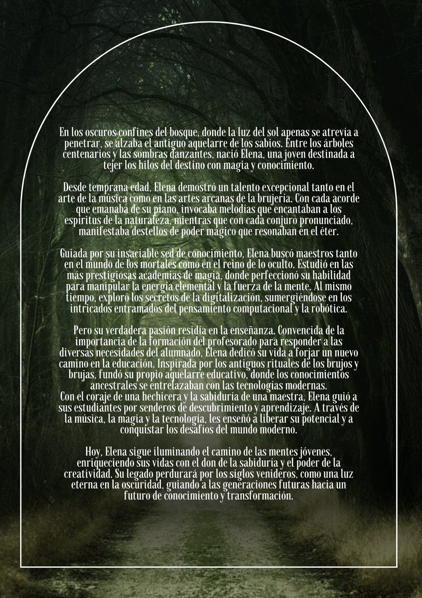 elenagongar's tweet photo. Hola brujos y brujas! Aquí os dejo la historia de mi personaje y el hechizo que
he creado #CantoAtq 
#JIPAtq24 https://t.co/GUlKpR2ZEc
