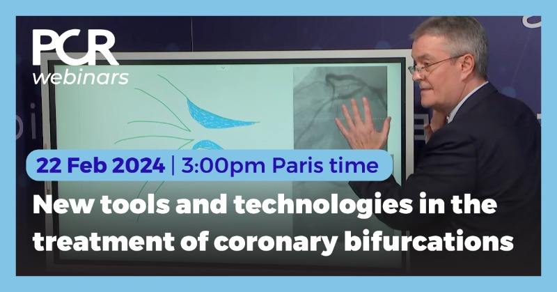 PCRonline's tweet photo. Explore the latest advancements for treating coronary bifurcations in the free webinar “New tools and technologies in the treatment of coronary bifurcations”.  With @GoranEBC, @SFournierMD and @MPAOSS

Thursday 22 February | 3:00pm Paris time (UTC+1) 

Register for free ⬇️