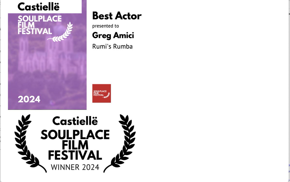 How many more of these can I win before Hollywood shows me the proper respect? How many???? Friends, please start writing to Variety with stories about how great I am. Maybe they'll catch on.