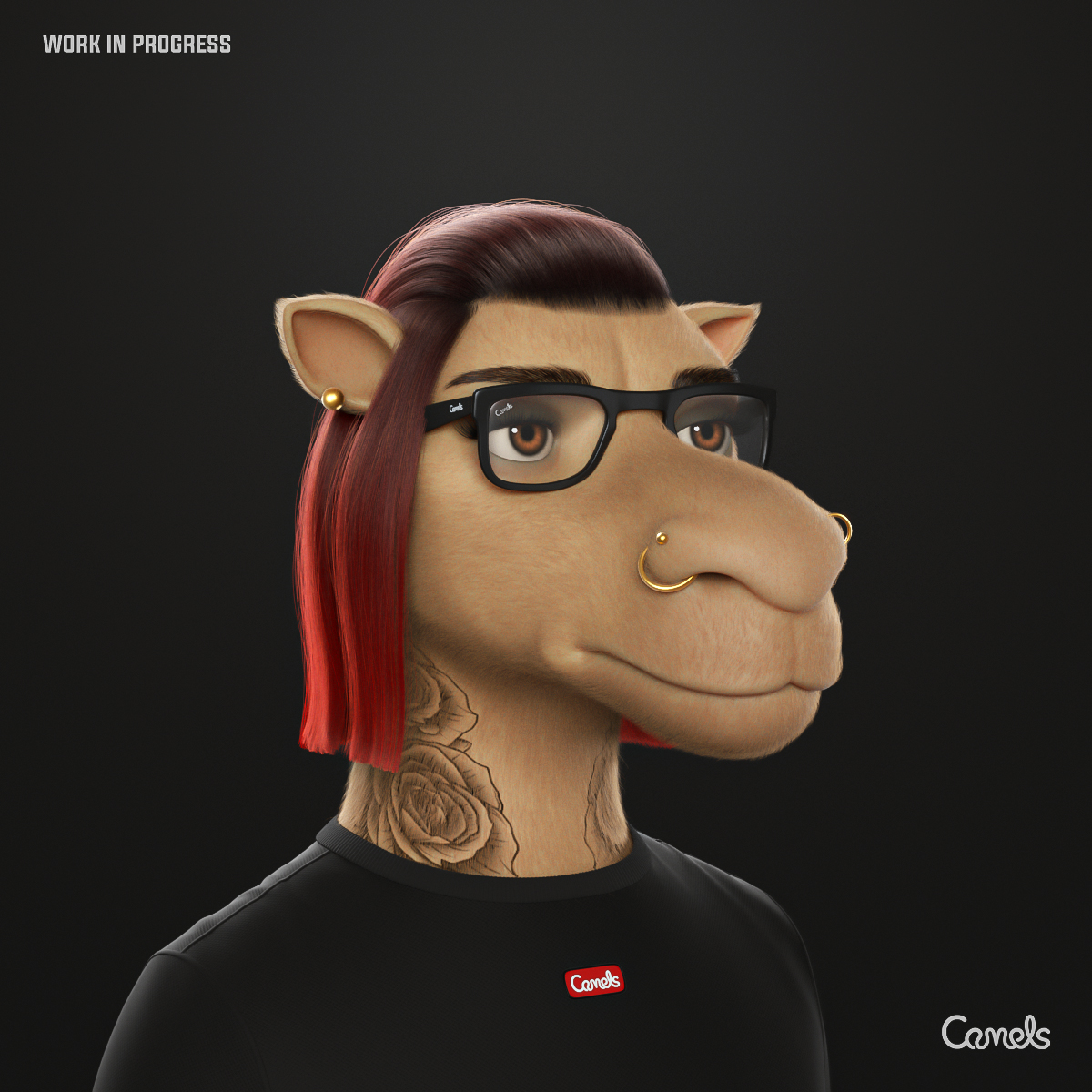 Have you seen the #3D works in progress that <a href="/0xKeid/">Keid</a> is working on for the camels collection?? They are absolute 🔥.

Free claim for holders of OG <a href="/CamelsNFT/">Camels</a> (currently 4 OGs for a 3D but exact ratio tba). If you thought the OG 2D art was pristine, look at the 3D  #CamelsFam