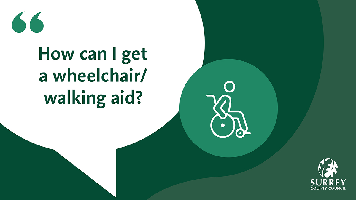 If you need a walking aid or wheelchair you don’t always have to buy one – you may be able to get one on loan. Whether borrowing or buying, get some links to help you at orlo.uk/bWCWg