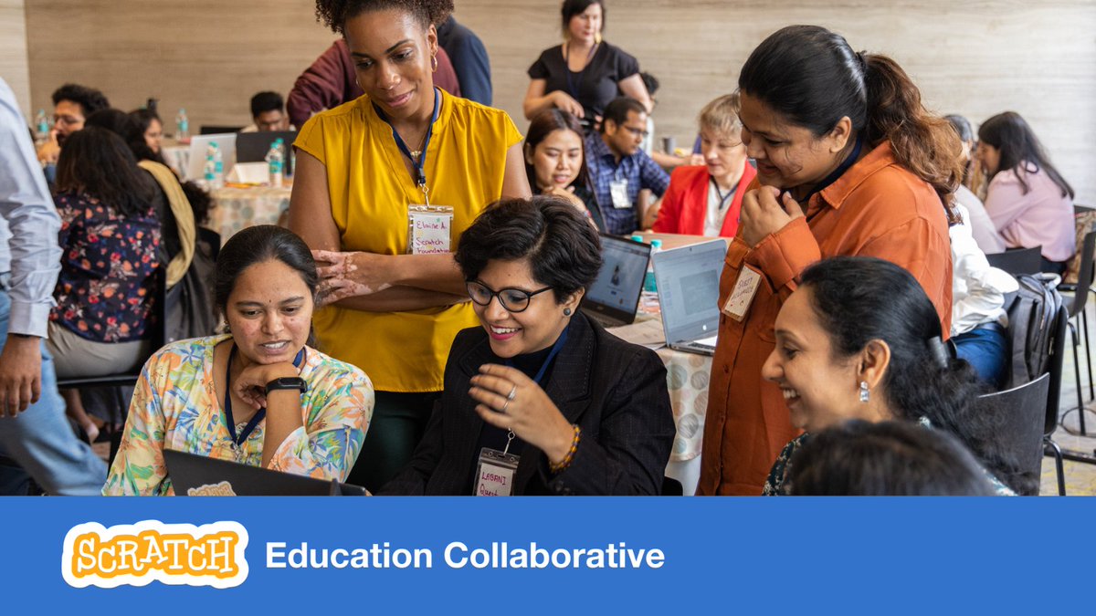 scratch's tweet image. Are you a nonprofit organization providing creative learning and coding initiatives? Join the Scratch Education Collaborative to connect with organizations around the world in a cohort experience centered around equitable creative coding! Apply by 3/15: sip.scratch.mit.edu/sec/