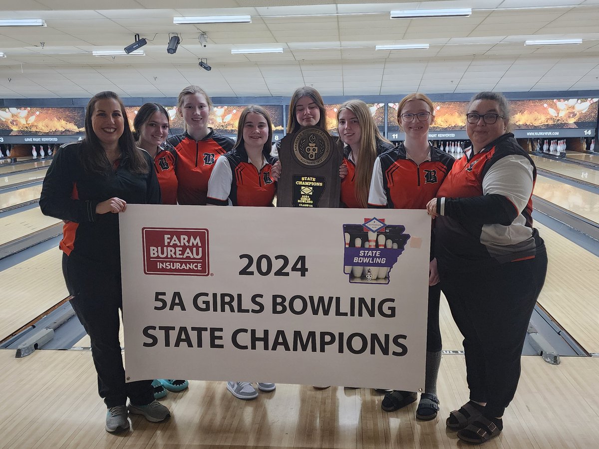 The Batesville girls and Beebe boys teams claimed the 5A state bowling championships on Wednesday!