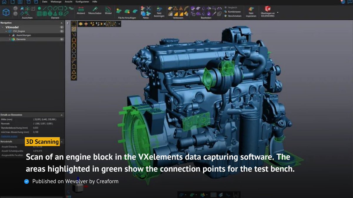 WevolverApp's tweet image. 3D Scanning Helps with the Design of Engine Block Mounts

Check out the full article by @Creaform here: wevolver.com/article/3d-sca…

#3dscanning #3dscanner #laserscanner #technology #engineering #stem #innovation #digitalmanufacturing