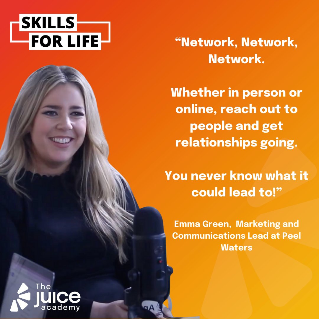 What skills would you say are important for going into an apprenticeship? Check out what Emma Green from Peel Waters has to say 💬 You can hear more from Emma on the Juice with all the bits #NAW2023 episode here👉 youtu.pulse.ly/qcpu23uapw #NAW2024 #Skillsforlife #apprenticeships