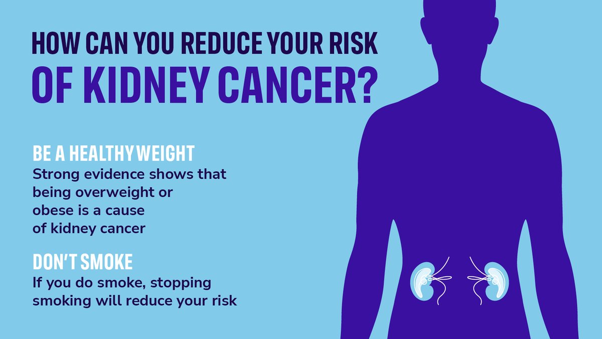 WCRF_UK's tweet photo. This #KidneyCancerAwarenessWeek, find out more about how you can reduce your risk: https://t.co/xOgdIFZSi2 https://t.co/dn3Nd1ZCnA