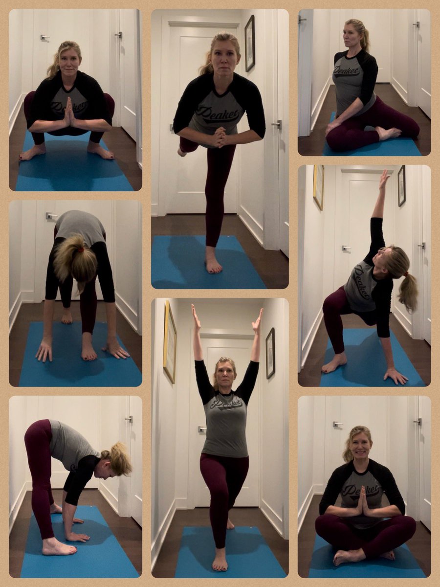 Love yoga! ❤️🧘‍♀️ 5th year of regular practice with MPC and it flows naturally. It reminds me of my ballet classes. 🩰 Concentration, breathing, balance, flexibility. Thank you Coach Mooney! 🙏 @MyPeakChallenge @fitmooney @YogaPeakers #MPC2024