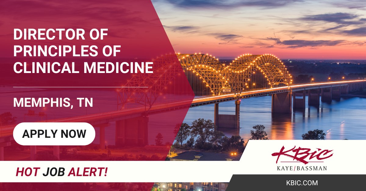 kayebassman's tweet photo. The University of Tennessee Health Science Center (UTHSC) is seeking a dynamic individual to join as the Course Director of Principles of Clinical Medicine (PCM) at the College of Medicine. #HotJob #KBIC #ExecutiveSearch https://t.co/yOnq9Lx53i https://t.co/K0LJNZjI2v