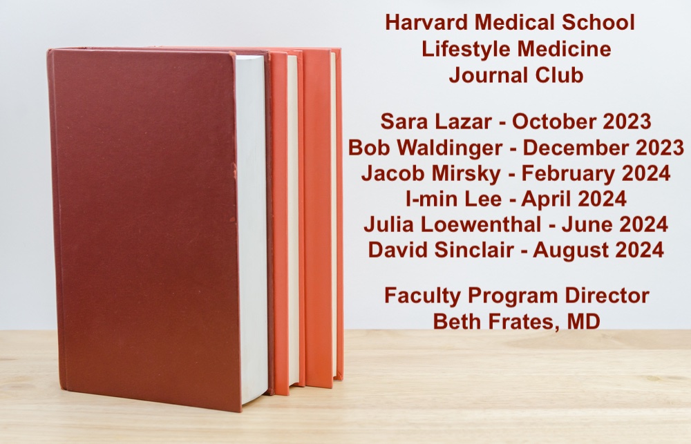 So excited that we have Harvard Medical School Lifestyle Medicine Journal Club tonight at 7pm. Dr. Jacob Mirsky and Dr. Allison Wu will join us to discuss treating hunger and disease through the MGH Revere Food Pantry: Plant-Based Food is Medicine. #lifestylemedicine #health…