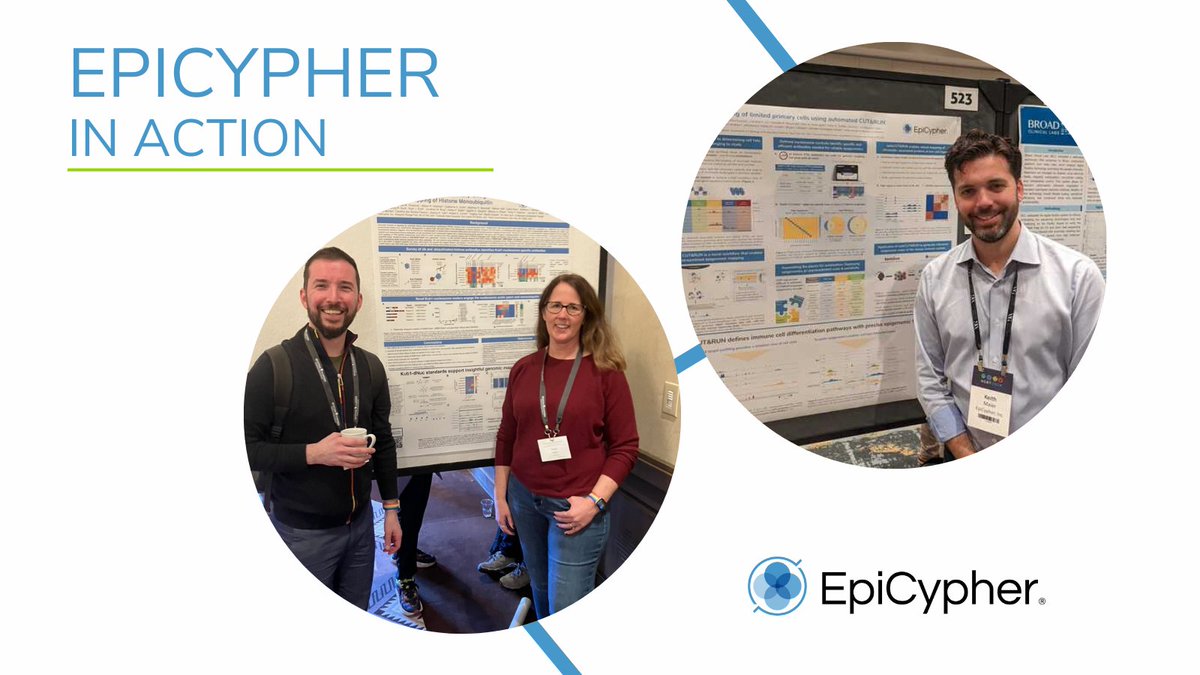 EpiCypher on the move.👏 We've had a great week at #AGBT24 & #KSCancerEpi24. Proud of our #EpiExperts for sharing their research on CUT&RUN Services and nucleosome assay development.