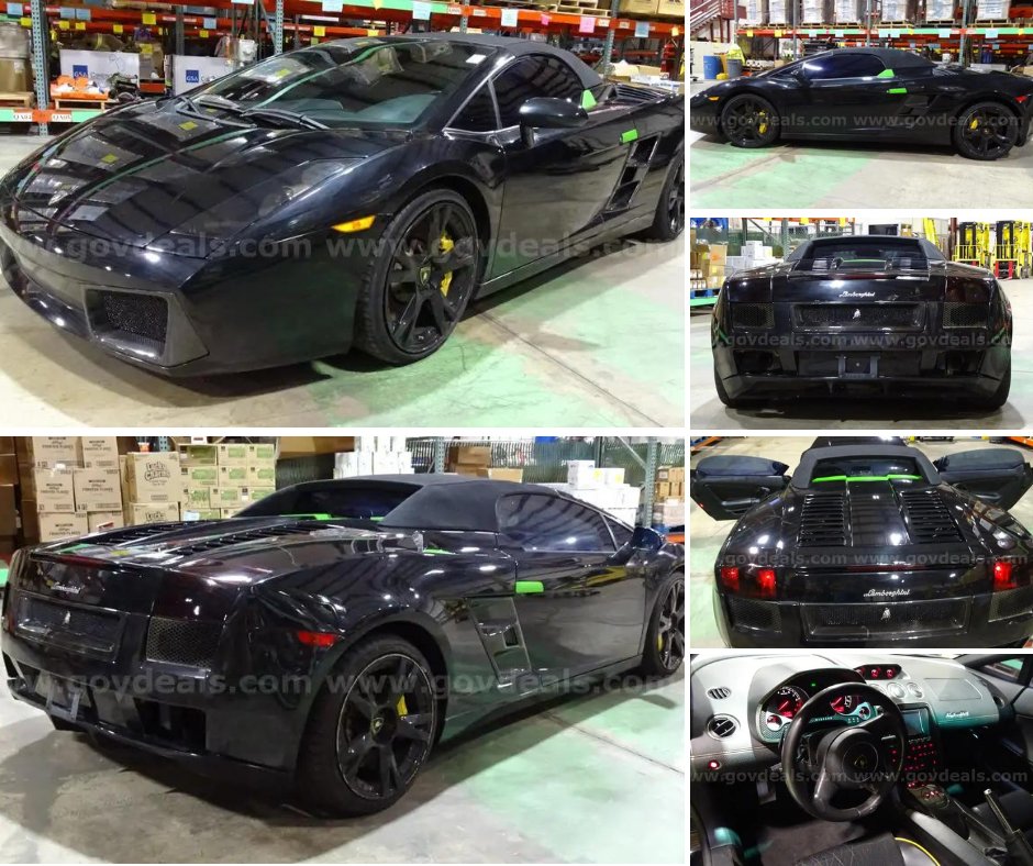 GovDeals's tweet photo. Rev up your engines and get ready to turn heads with the sleek and powerful 2008 Lamborghini Gallardo Spyder! #Lamborghini #Supercar #LuxuryCar

Ends: 2/22
Location: Salem, Oregon

See it here! 👉https://t.co/07jVbpO9am https://t.co/vEUNdhGIxE