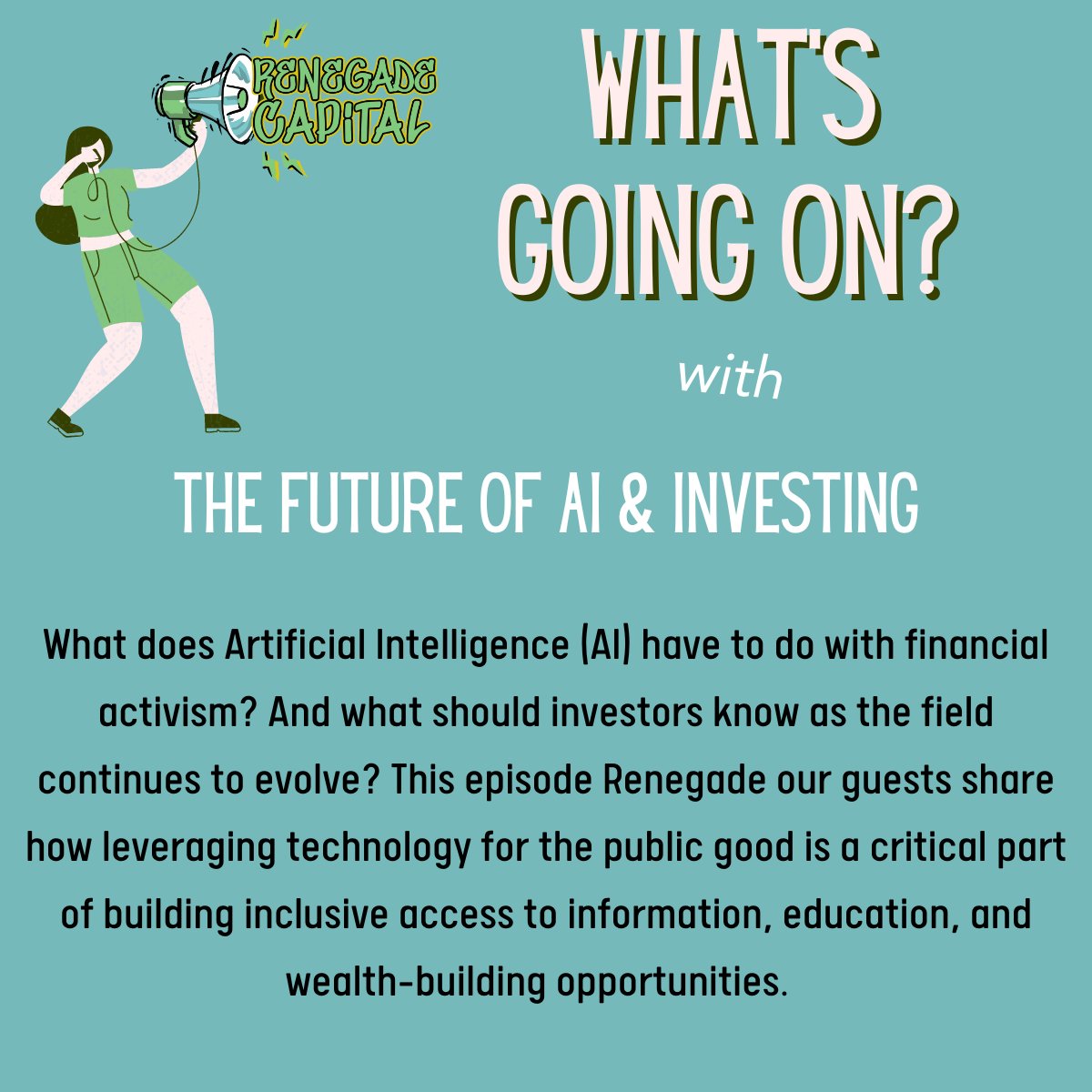 What does Artificial Intelligence (AI) have to do with financial activism? And what should investors know as the field continues to evolve? Check out our new episode to hear more! ow.ly/Q6Gt50Qy8ca