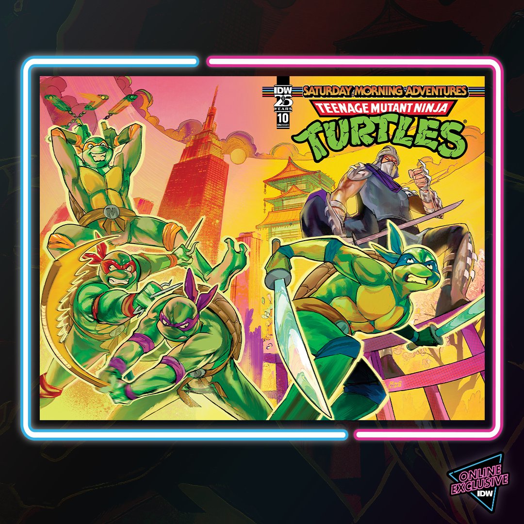 An Online exclusive version of Teenage Mutant Ninja Turtles: Saturday Morning Adventures #10 is available now! 

Grab your copy here before they’re all gone: ow.ly/TuX750Qw3Q9

#TMNT #TMNTSMA #OnlineExclusive