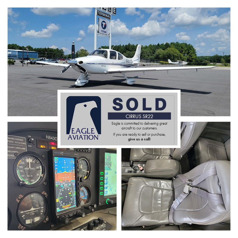 goEagleAviation's tweet photo. SOLD: CIRRUS SR22
Congratulations, and thank you to everyone involved in this transaction!

If you're ready to get your aircraft SOLD, contact 
RALPH LACOMBA at 803.530.3520 or 
RLacomba@Eagle-Aviation.com

#eagleaviationsc #eaglesalesteam #cirrus https://t.co/UDlJwJFGWO